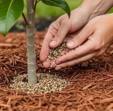 El abonado en verano, fundamental para el árbol de júpiter.