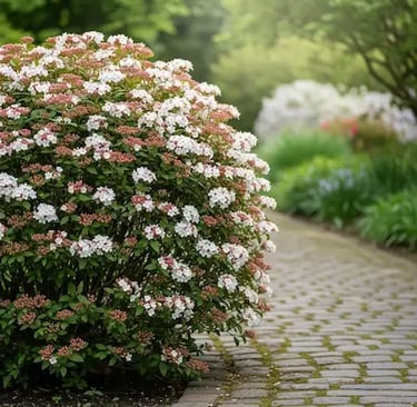 Viburnum tinus Durillo esplendor en invierno