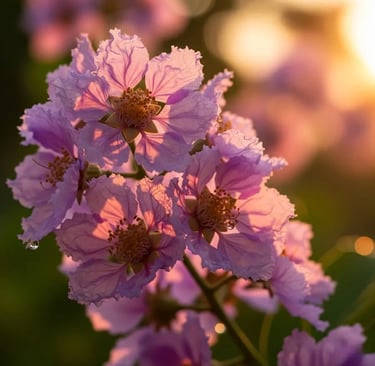Flor de arbol de jupiter rosa, todo un clásico