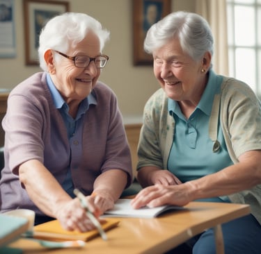 A vintage typewriter with green housing holds a sheet of paper with the word 'TELEHEALTH' typed on it. The scene is set on a wooden surface.