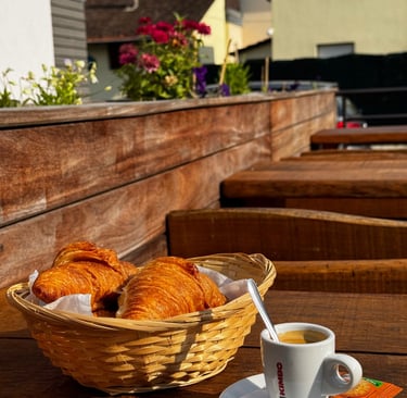 petit déjeuner servit Au Tigre