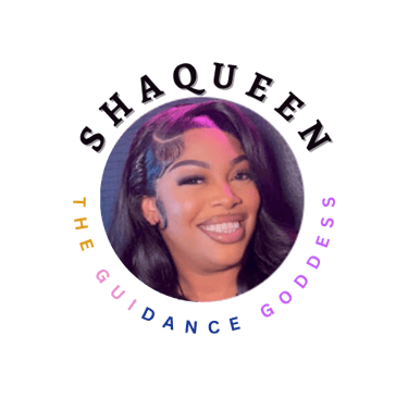 a woman with a black hair and a purple background with the words, shaq