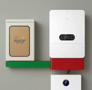 "combo" đồng bộ biến tần - pin lưu bảo hành tới 10 năm