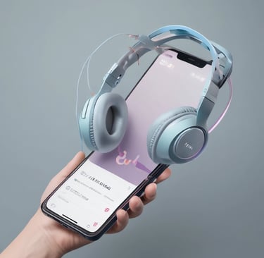 A modern retail store featuring sleek wooden furnishings and curved wooden ceiling designs. Several laptops and electronic devices are displayed on minimalist wooden tables. The store has large glass windows allowing natural light to illuminate the interior. Customers are seen browsing the products.