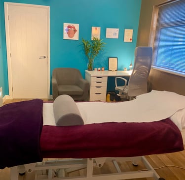 Craniosacral therapy clinic room somerton