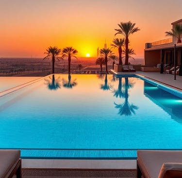hotels with private pool in uae