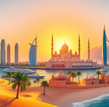 What are the emirates of the united arab emirates?