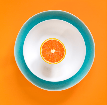 orange bleu blanc palette