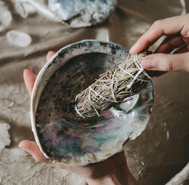 Ritual using sage