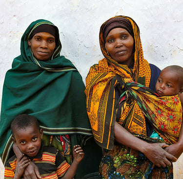 Family in together photo