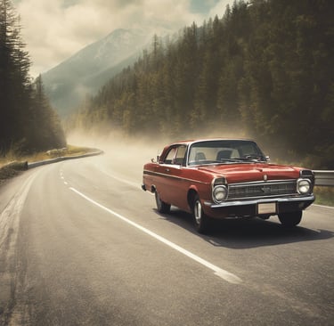 vehicles park on front of building