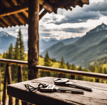 a pair of scissors and scissors on a table