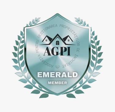 a badge with a shield and laurels on it