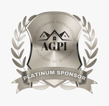 a badge with a silver and silver badge