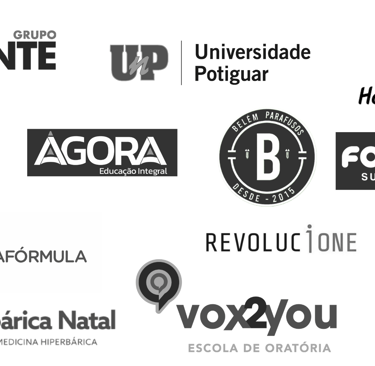Logomarcas de empresas que confiam na GMSER