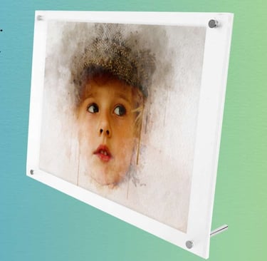 Cherished Memories Wall Display – Clear Acrylic Frame