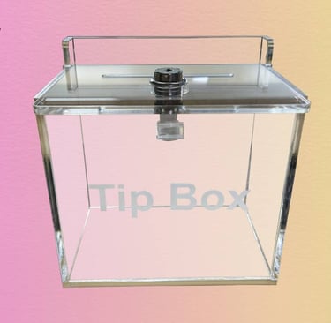 Secure Acrylic Donation Box