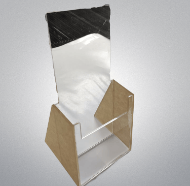 Acrylic Brochure Display in Portrait Setup