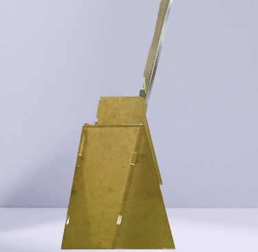 Acrylic Brochure Holder in Landscape Orientation