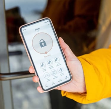 La serrure connectée sur le smartphone