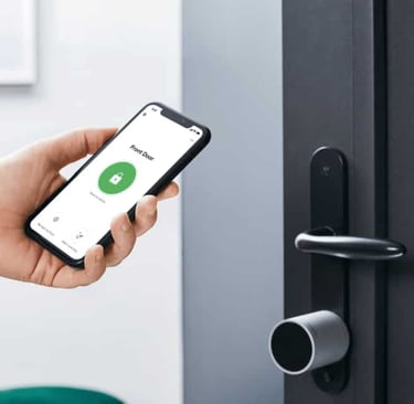 La serrure connectée fonctionne avec wifi intégré
