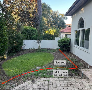 before landscaping ponte vedra beach fl