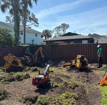 before landscaping in Atlantic beach fl
