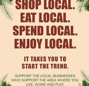 Support local businesses