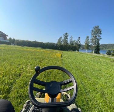 Gräsklippning Örnsköldsvik .Gräsklippning Härnösands . Gräsklippning Kramfors . Rent i Höga Kusten