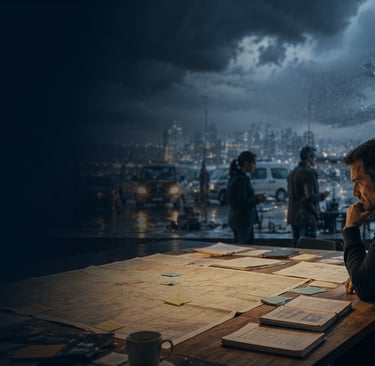 concept visualization of planning, operational friction and decision-making. | Danilo Amelotti