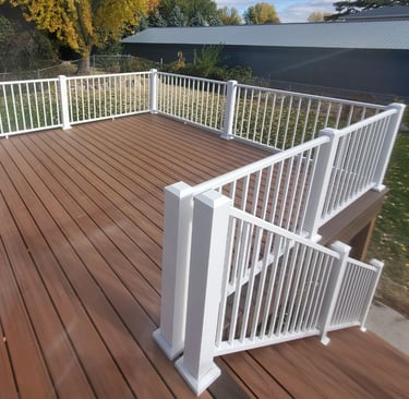 Trex Tiki Torch Deck with Spiced Rum border