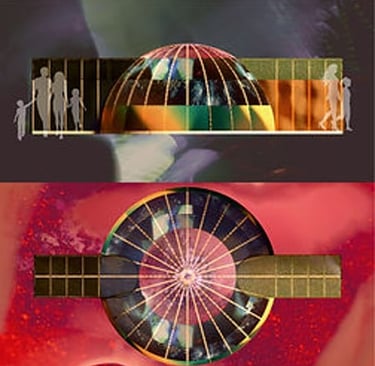 INPUT_OUTPUT dome 3D rendering by Giuseppe Piccolo