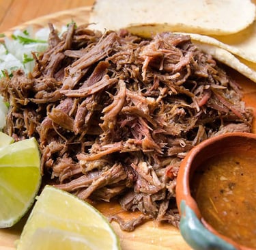 barbacoa al vacío. borrego carne alimentos quinta gama