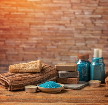 Luxury interior of Macro Spa in Medavakkam with relaxing ambiance and soft lighting