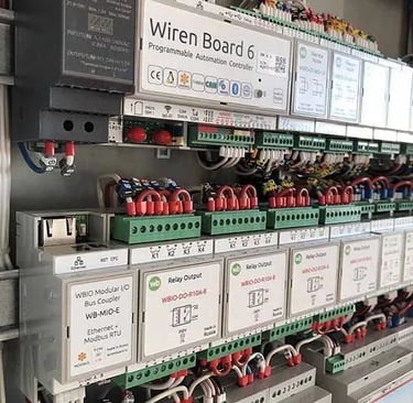 KNX, LOXONE, PLC, MODBUS, BUS1