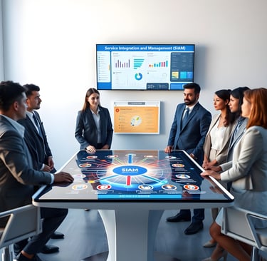 a group of business people sitting around a table with a board game on it