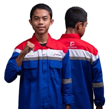 kemeja pertamina petrofin konveksi pekanbaru