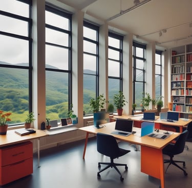 Bright living room with modern inventory