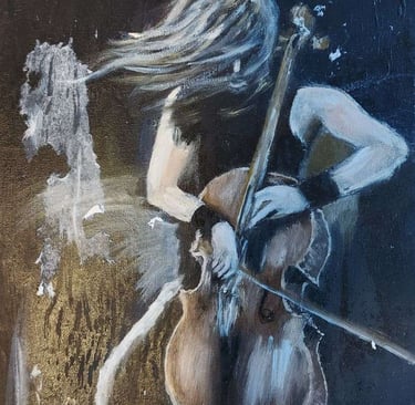 Cello speler