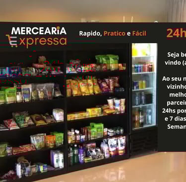 Minimercado no seu condominio automatizado Mecaria Expressa 24/7 dias por semana