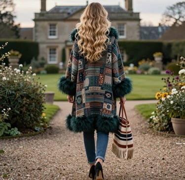 A delicate dress crafted from soft, reimagined fabrics, bathed in warm natural light.