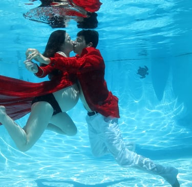 underwater maternity shoot west palm beach