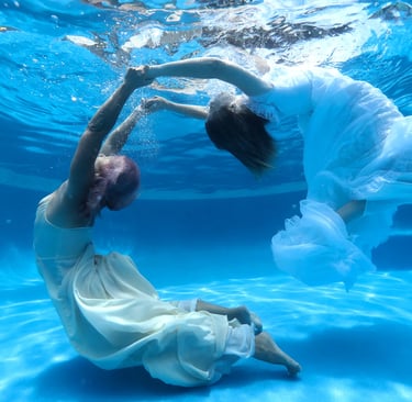 underwater bridesmaids pompano beach 
