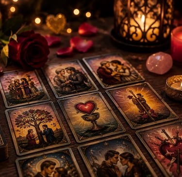 Leitura de tarot para início de relacionamento amoroso