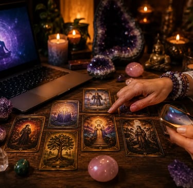 Leitura de tarot online para crescimento pessoal
