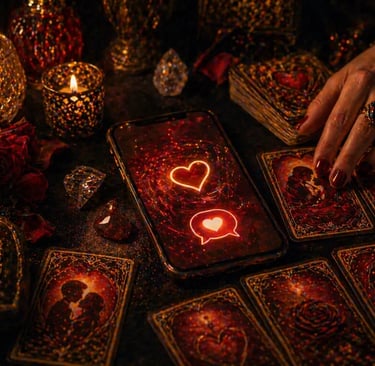 consulta tarot amor whatsapp com cartas romanticas