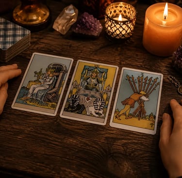 Tarot online 3 cartas consulta por whatsapp
