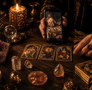 consulta tarot online whatsapp pelo celular com cartas e cristais