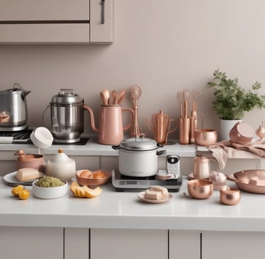 A collection of popular everyday products with price tags and affiliate links on a digital screen.