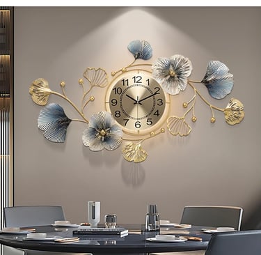 a clock on a wall in a room